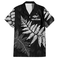 New Zealand Lawn Bowls Personalized Hawaiian Shirt Wrap-Around Silver Fern LT7 Black - Polynesian Pride