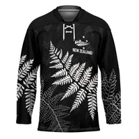 New Zealand Lawn Bowls Personalized Hockey Jersey Wrap-Around Silver Fern - Polynesian Pride