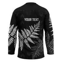 New Zealand Lawn Bowls Personalized Hockey Jersey Wrap-Around Silver Fern LT7 - Polynesian Pride