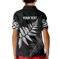 New Zealand Lawn Bowls Personalized Kid Polo Shirt Wrap-Around Silver Fern LT7 - Polynesian Pride