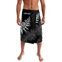 New Zealand Lawn Bowls Personalized Lavalava Wrap-Around Silver Fern - Polynesian Pride