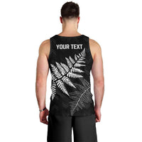 New Zealand Lawn Bowls Personalized Men Tank Top Wrap-Around Silver Fern - Polynesian Pride