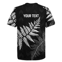 New Zealand Lawn Bowls Personalized Rugby Jersey Wrap-Around Silver Fern LT7 - Polynesian Pride