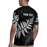 New Zealand Lawn Bowls Personalized Rugby Jersey Wrap-Around Silver Fern LT7 - Polynesian Pride