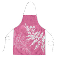 New Zealand Lawn Bowls Breast Cancer Personalized Apron Wrap-Around Silver Fern - Polynesian Pride
