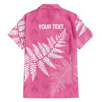 New Zealand Lawn Bowls Breast Cancer Personalized Family Matching Long Sleeve Bodycon Dress and Hawaiian Shirt Wrap-Around Silver Fern - Polynesian Pride