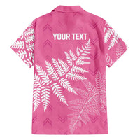New Zealand Lawn Bowls Breast Cancer Personalized Family Matching Mermaid Dress and Hawaiian Shirt Wrap-Around Silver Fern - Polynesian Pride