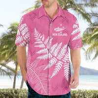 New Zealand Lawn Bowls Breast Cancer Personalized Hawaiian Shirt Wrap-Around Silver Fern LT7 - Polynesian Pride