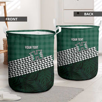 Rainbow Warriors Hawaii Personalized Palaka Laundry Basket LT7 - Polynesian Pride