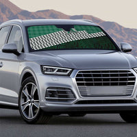 Rainbow Warriors Hawaii Personalized Palaka Auto Sun Shade - Polynesian Pride