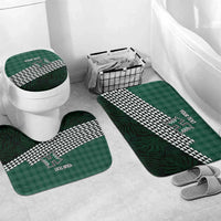 Rainbow Warriors Hawaii Personalized Palaka Bathroom Set - Polynesian Pride