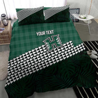 Rainbow Warriors Hawaii Personalized Palaka Bedding Set - Polynesian Pride