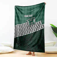 Rainbow Warriors Hawaii Personalized Palaka Blanket - Polynesian Pride
