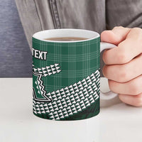 Rainbow Warriors Hawaii Personalized Palaka Ceramic Mug LT7 - Polynesian Pride