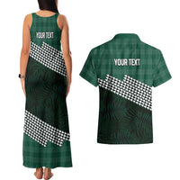 Rainbow Warriors Hawaii Personalized Palaka Couples Matching Tank Maxi Dress and Hawaiian Shirt LT7 - Polynesian Pride