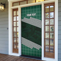 Rainbow Warriors Hawaii Personalized Palaka Door Cover LT7 - Polynesian Pride