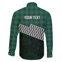 Rainbow Warriors Hawaii Personalized Palaka Family Matching Off Shoulder Maxi Dress and Hawaiian Shirt - Polynesian Pride