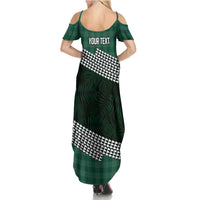 Rainbow Warriors Hawaii Personalized Palaka Family Matching Summer Maxi Dress and Hawaiian Shirt LT7 - Polynesian Pride