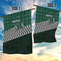 Rainbow Warriors Hawaii Personalized Palaka Garden Flag - Polynesian Pride