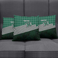 Rainbow Warriors Hawaii Personalized Palaka Pillow Cover - Polynesian Pride