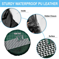 Rainbow Warriors Hawaii Personalized Palaka Spare Tire Cover - Polynesian Pride