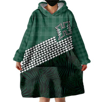 Rainbow Warriors Hawaii Personalized Palaka Wearable Blanket Hoodie LT7 - Polynesian Pride