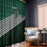 Rainbow Warriors Hawaii Personalized Palaka Window Curtain - Polynesian Pride