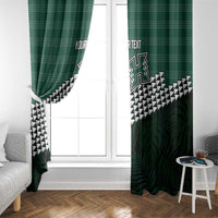 Rainbow Warriors Hawaii Personalized Palaka Window Curtain - Polynesian Pride