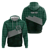 Rainbow Warriors Hawaii Personalized Palaka Zip Hoodie LT7 - Polynesian Pride