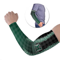 Rainbow Warriors Hawaii Palaka Arm Sleeves Maile Lei LT7 Set of 2 Dark Green - Polynesian Pride