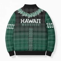 Rainbow Warriors Hawaii Palaka Bomber Puffer Jacket Maile Lei LT7 - Polynesian Pride