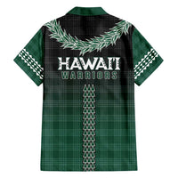 Rainbow Warriors Hawaii Palaka Family Matching Off Shoulder Short Dress and Hawaiian Shirt Maile Lei LT7 - Polynesian Pride