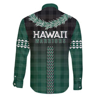 Rainbow Warriors Hawaii Palaka Family Matching Off Shoulder Short Dress and Hawaiian Shirt Maile Lei LT7 - Polynesian Pride