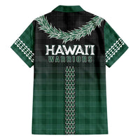 Rainbow Warriors Hawaii Palaka Family Matching Short Sleeve Bodycon Dress and Hawaiian Shirt Maile Lei - Polynesian Pride