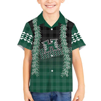 Rainbow Warriors Hawaii Palaka Hawaiian Shirt Maile Lei - Polynesian Pride