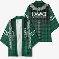 Rainbow Warriors Hawaii Palaka Kimono Maile Lei LT7 - Polynesian Pride