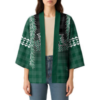 Rainbow Warriors Hawaii Palaka Kimono Maile Lei LT7 - Polynesian Pride