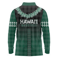 Rainbow Warriors Hawaii Palaka Long Sleeve Polo Shirt Maile Lei LT7 - Polynesian Pride