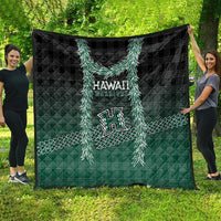 Rainbow Warriors Hawaii Palaka Quilt Maile Lei - Polynesian Pride