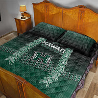 Rainbow Warriors Hawaii Palaka Quilt Bed Set Maile Lei - Polynesian Pride