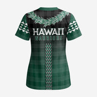 Rainbow Warriors Hawaii Palaka Scrub Top Maile Lei LT7 - Polynesian Pride