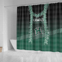 Rainbow Warriors Hawaii Palaka Shower Curtain Maile Lei - Polynesian Pride