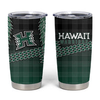 Rainbow Warriors Hawaii Palaka Tumbler Cup Maile Lei - Polynesian Pride
