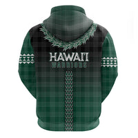 Rainbow Warriors Hawaii Palaka Zip Hoodie Maile Lei LT7 - Polynesian Pride
