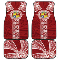 Tonga Independence Day Car Mats Tongatapu Lion Ngatu Motifs LT7 - Polynesian Pride