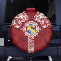 Tonga Independence Day Spare Tire Cover Tongatapu Lion Ngatu Motifs LT7 - Polynesian Pride