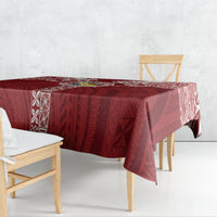 Tonga Independence Day Tablecloth Tongatapu Lion Ngatu Motifs LT7 - Polynesian Pride