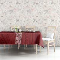 Tonga Independence Day Tablecloth Tongatapu Lion Ngatu Motifs LT7 - Polynesian Pride
