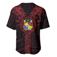 Tonga Independence Day Baseball Jersey Tongatapu Lion Ngatu Motifs Black Ver.
