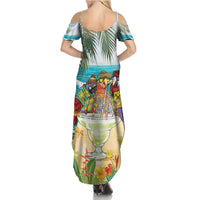It's 5 o'clock Somewhere Family Matching Summer Maxi Dress and Hawaiian Shirt Beach Party LT7 - Polynesian Pride